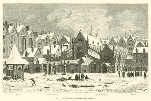 Kościół Świętych-Niewinnych, ok. 1550 autorstwa French School