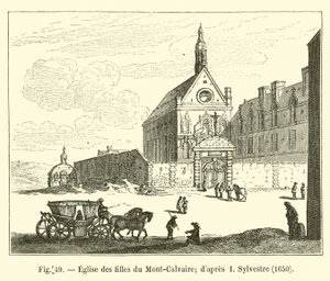 Kościół Córek Góry Kalwarii; po I Sylwestrze, 1650 autorstwa French School