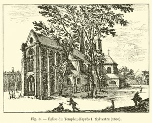 Kościół Świątyni; po I Sylwestrze, 1650 autorstwa French School