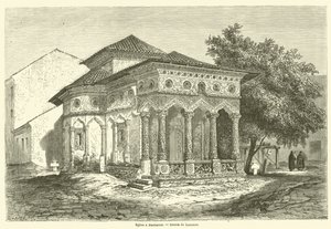 Eglise e Bukareszt (grawerowanie) autorstwa French School