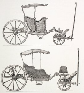 Powozy francuskie z XVIII wieku, 1875 r autorstwa French School