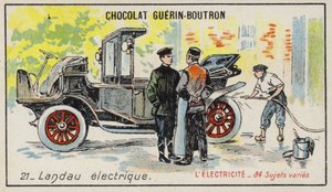 Elektryczny Landau (chromolitho) autorstwa French School