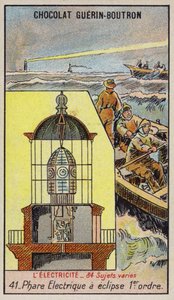 Latarnia elektryczna (chromolitho) autorstwa French School