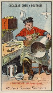 Lutownica elektryczna (chromolitho) autorstwa French School