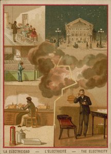 Elektryczność (chromolit) autorstwa French School
