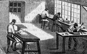 Warsztaty elektrotypowania autorstwa French School