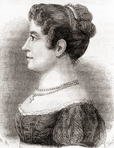 Élisa Garnerin, z "Les Merveilles de la Science", opublikowanego ok. 1870 r. (litografia) autorstwa French School