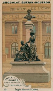 Emile Augier, dramaturg, 1820-1889, Erigee Place de l