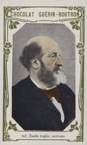 Emile Augier, pisarz (kolorowe zdjęcie) autorstwa French School
