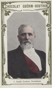 Emile Loubet, prezes (kolorowe zdjęcie) autorstwa French School