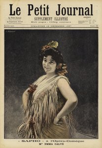 Emma Calve w Safonie w Opera-Comique w Paryżu
