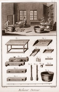 Encyklopedia lub słownik nauk, sztuk i zawodów autorstwa Denisa Diderota (1713-1784) i Jeana d