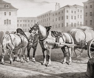 Angielskie konie hodowlane, 1823 autorstwa French School