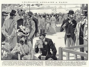 Angielska elegancja w Paryżu autorstwa French School
