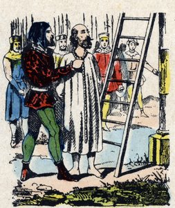 Enguerrand de Marigny (1260-1315) skazany przez komisję ponownie zjednoczoną w Vincennes, został powieszony w szubienicy Montfaucon, którą miał eriger - Kiedy Filip IV umiera, jego niepopularny minister, Enguerrand de Marigny, zostaje oskarżony (niesłuszni autorstwa French School