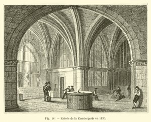 Wejście do Conciergerie w 1830 r. autorstwa French School