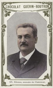Etienne, minister spraw wewnętrznych (kolorowe zdjęcie) autorstwa French School