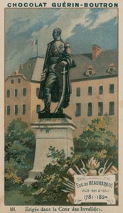 Eug de Beauharnais, wicekról Włoch, 1781-1824, wzniesiony na Cour des Invalides autorstwa French School