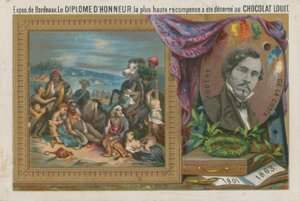 Eugene Delacroix, XIX-wieczny malarz francuski autorstwa French School
