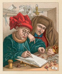 Kostium średniowiecza europa autorstwa French School