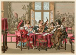 Europa XVII wiek kostium autorstwa French School