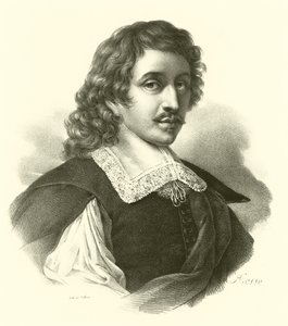 Eustache Le Sueur lub Lesueur, portret (grafika) autorstwa French School
