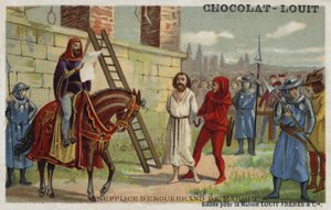 Egzekucja Enguerranda de Marigny, głównego ministra Filipa IV Francji, 1315 autorstwa French School