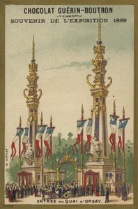 Wystawa 1889 - Czekolada Pamiątka autorstwa French School
