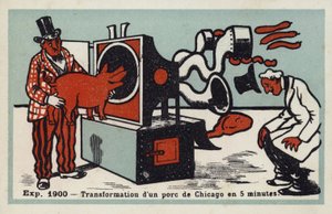 Ekspozycja 1900 - transformacja chicagowskiej świni w 5 minut autorstwa French School