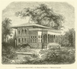 Wystawa Powszechna z 1867 r., La Maison du Bosphore (grafika) autorstwa French School