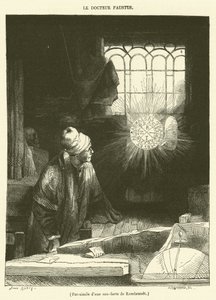 Faksymile ryciny autorstwa Rembrandta autorstwa French School