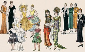 Francuska moda damska i dziecięca autorstwa French School