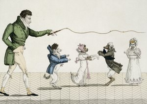 Modne psy, płyta 35 z gatunku Le Bon, 1808 autorstwa French School
