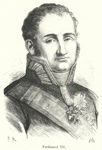 Ferdynand VII (grawerowanie) autorstwa French School