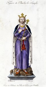 Figura Karola III Prostego autorstwa French School