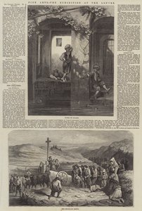 Sztuki piękne, wystawa w Luwrze (grafika) autorstwa French School