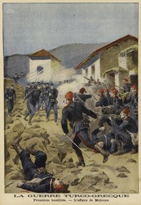 Pierwsze działania wojenne wojny grecko-tureckiej, 1897 autorstwa French School