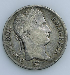 Moneta 5 franków z głową Napoleona (1769-1821) 1811 (recto)
