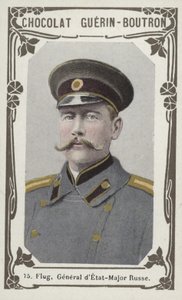 Flug, generał dEtat-Major Russe (kolorowe zdjęcie) autorstwa French School