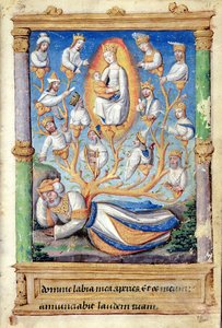 Fol.11r Drzewo Jessego, z Heures a l