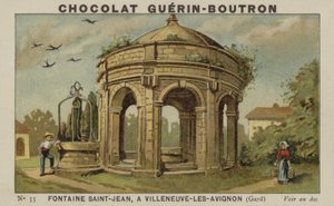 Fontanna Saint-Jean, w Villeneuve-les-Avignon, Gard autorstwa French School