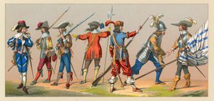 Kostium Francja XVII-XVIII wiek autorstwa French School