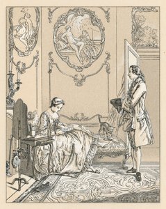 Francja XVIII wiek kostium autorstwa French School