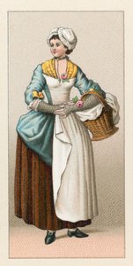 Francja XVIII wiek kostium autorstwa French School