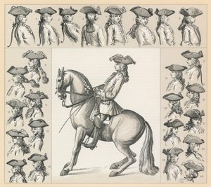 Francja XVIII w. Kostium autorstwa French School