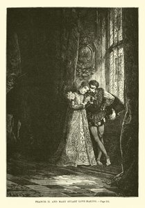 Kochanie się Franciszka II i Marii Stuart autorstwa French School