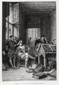Francois 1. w pracowni Roberta Estienne