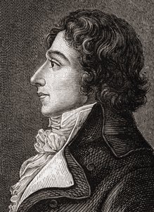Francois Chabot, z „Histoire de la Revolution Francaise” Louisa Blanca (1811-82) autorstwa French School