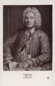 Francois Couperin , francuski kompozytor barokowy, organista i klawesynista (1668-1733) autorstwa French School