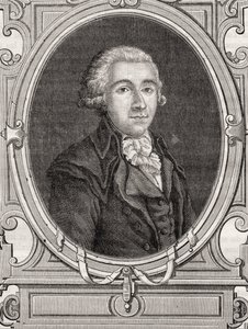 Francois Nicolas Leonard Buzot, z „Histoire de la Revolution Francaise” Louisa Blanca (1811-82) autorstwa French School